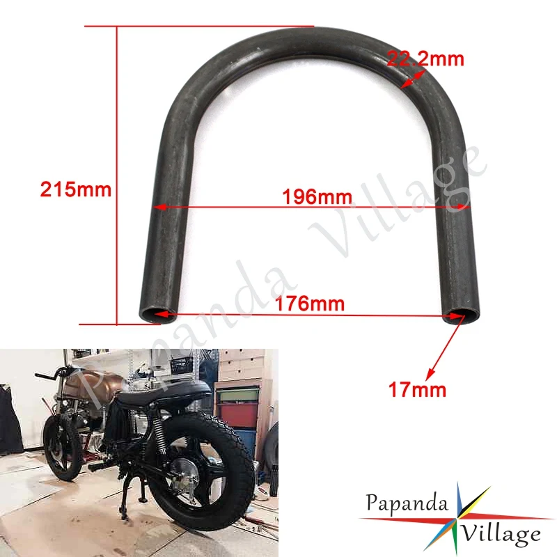 200 мм мотоциклетные Кафе Racer Street Tracker Frame Loop Hoop 7/8 &quot22 трубка для Honda Yamaha Suzuki CB XS GS 550