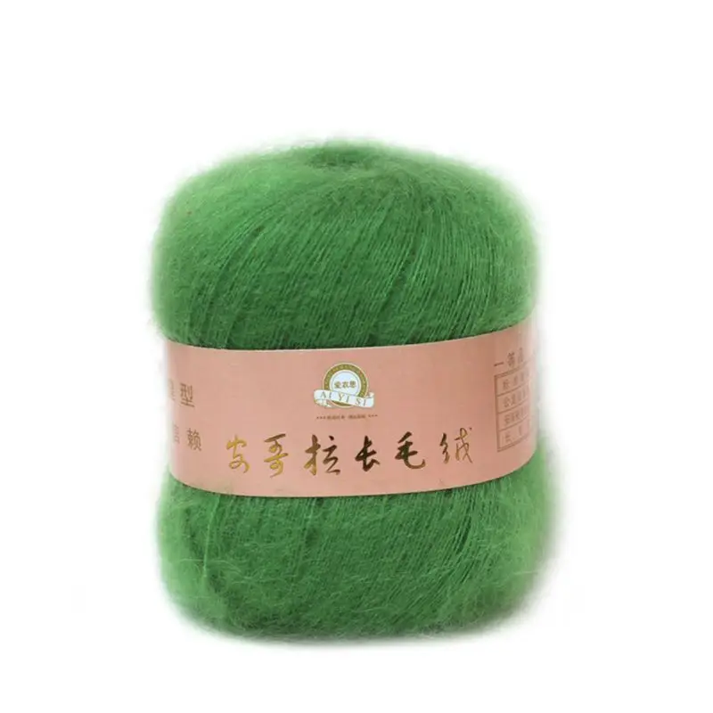 

Soft Mohair Cashmere Knitting Wool Yarn DIY Shawl Scarf Crochet Thread Supplies