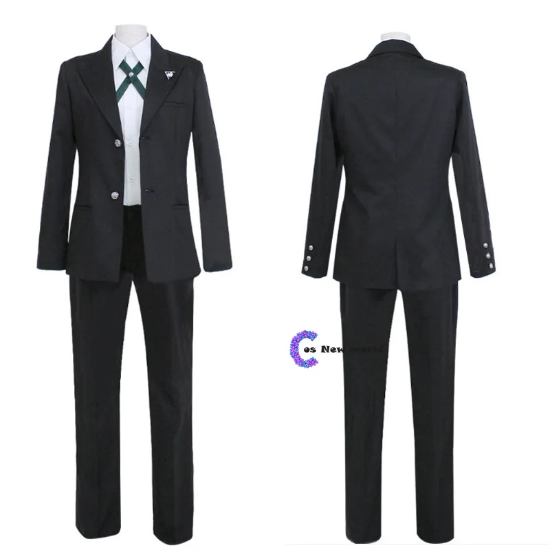 Danganronpa Byakuya Togami Cosplay Costume Brown Short Wig Dangan Ronpa Men Uniform Jacket Shirt Pants Halloween Outfit Women |