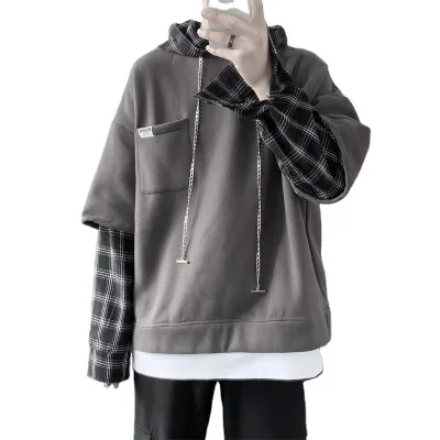 

Men Hoodie Sweatshirts Hip Hop 2020 Unisex Streetwear Printed Hooded Pullover Harajuku Autumn Winter pocket Fashion Coat Hoodies