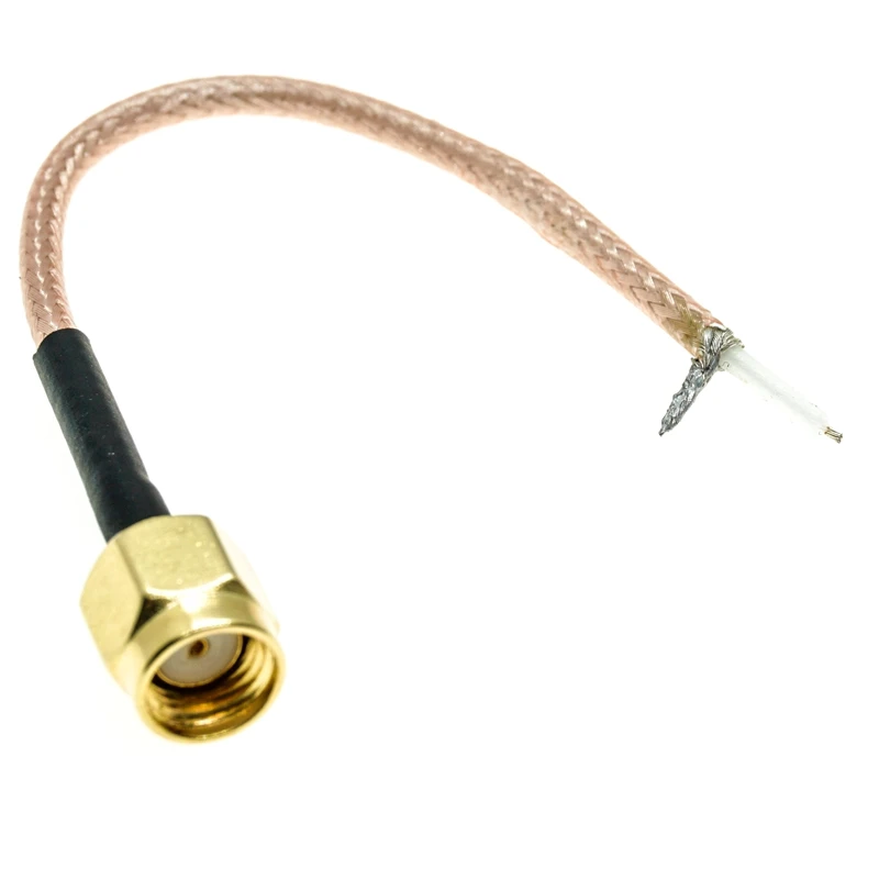 

RP-SMA male to Open-end Single End PCB Solder WiFi Router RG316 50Ω RF Coaxial Jumper Pigtail Cable