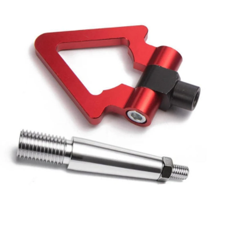 

NEW-CNC Aluminum Front/Rear Japan Car Tow Ring Hook Kit for Mitsubishi Lancer EVO Triple-cornered Trailer Ring Car