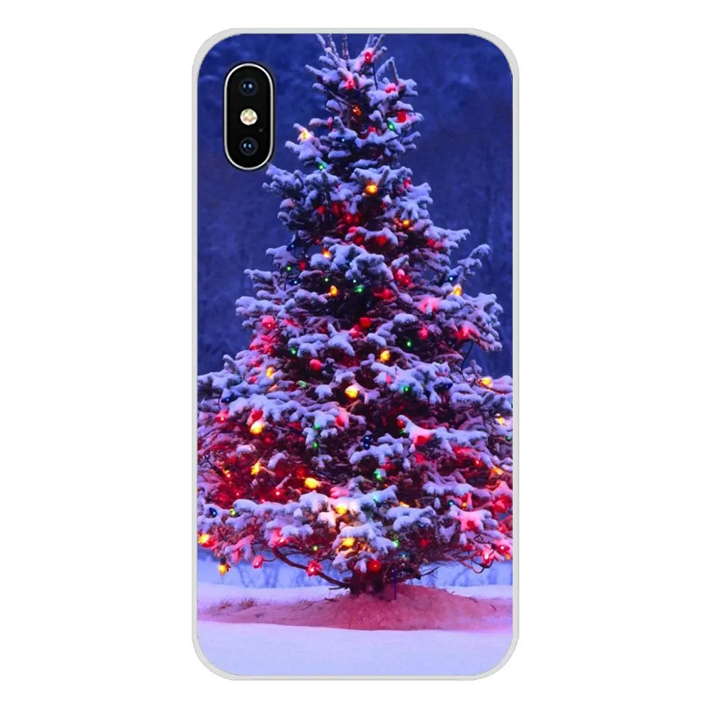 Phone Shell Covers Accessories Merry Christmas Pattern For Apple iPhone X XR XS 11Pro MAX 4S 5S 5C SE 6S 7 8 Plus ipod touch 5 6 | Мобильные