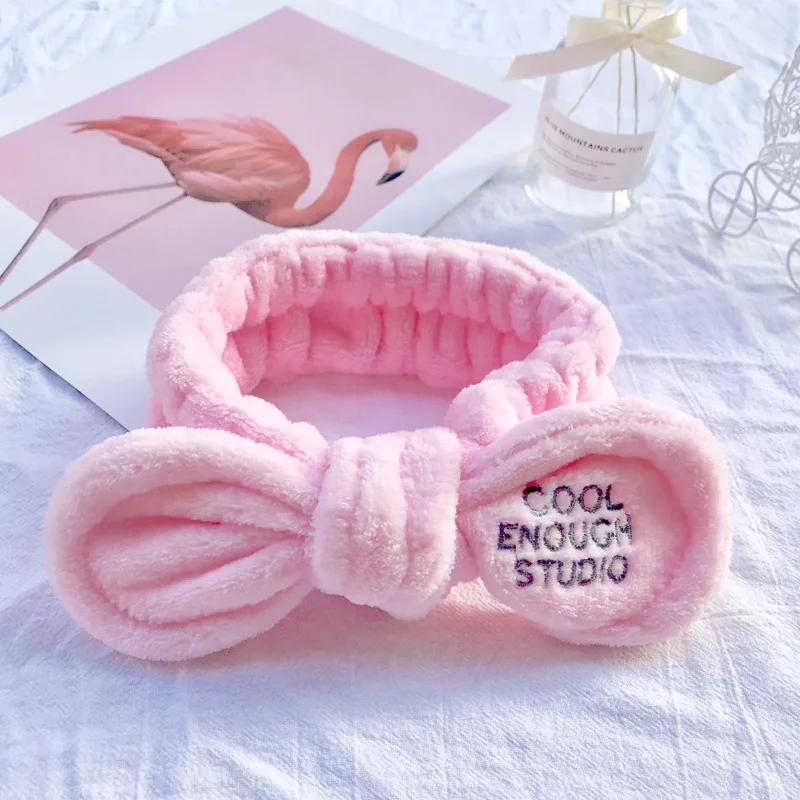 Повязка для волос мытья лица мягкая теплая повязка на голову из кораллового