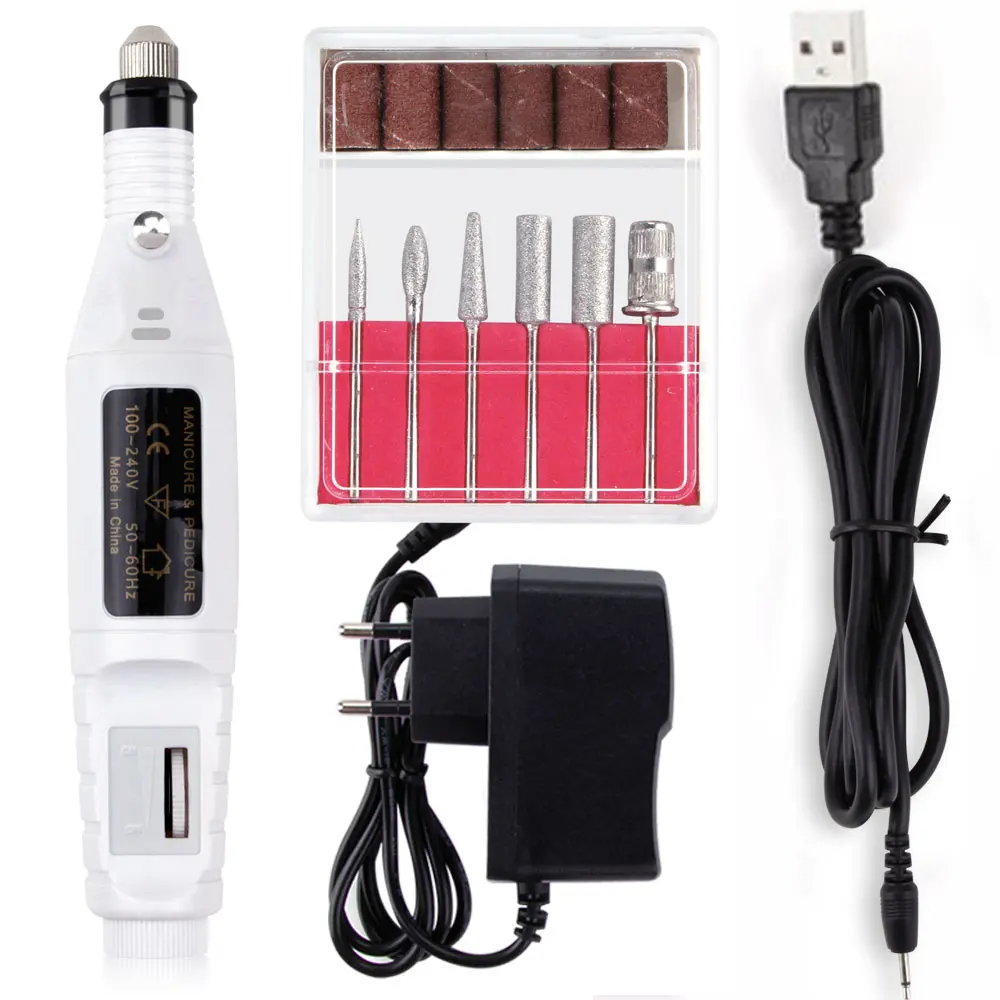 Электрическая машинка для маникюра и педикюра профессиональный набор