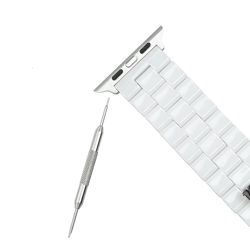 Керамический ремешок для часов 44 мм для Apple Watch 38 мм 42 мм умный ремешок для часов браслет керамический ремешок для часов iWatch 40 мм