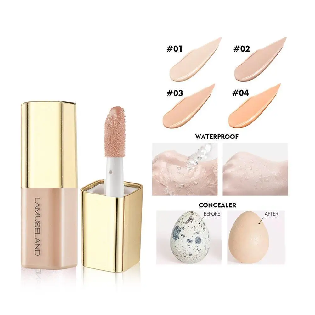 

Mini Concealer Liquid Concealer Cream Waterproof Long Lasting Full Coverage Face Scars Moisturizing Makeup Smooth Foundation