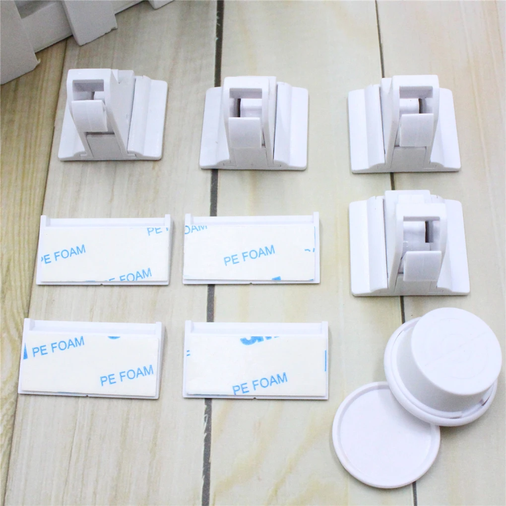 

Baby Safety Cabinet Lock Children Protection Drawer Locker Invisible Door Supplies locks+key