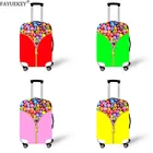 Цветной Чехол для багажа карамельного цвета для 18-30 дюймов Чехол для багажника толстые эластичные сумки для багажа чехол для костюма защитные чехлы аксессуары для путешествий