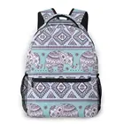 Рюкзак женский школьный в стиле бохо, с текстурой слона на зеленом, 2020