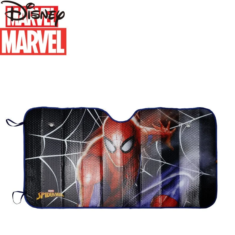 

Disney Marvel Spiderman Captain America Car Sun Visor Sunscreen Heat Insulation Sunshade Light Curtain Car Decorations