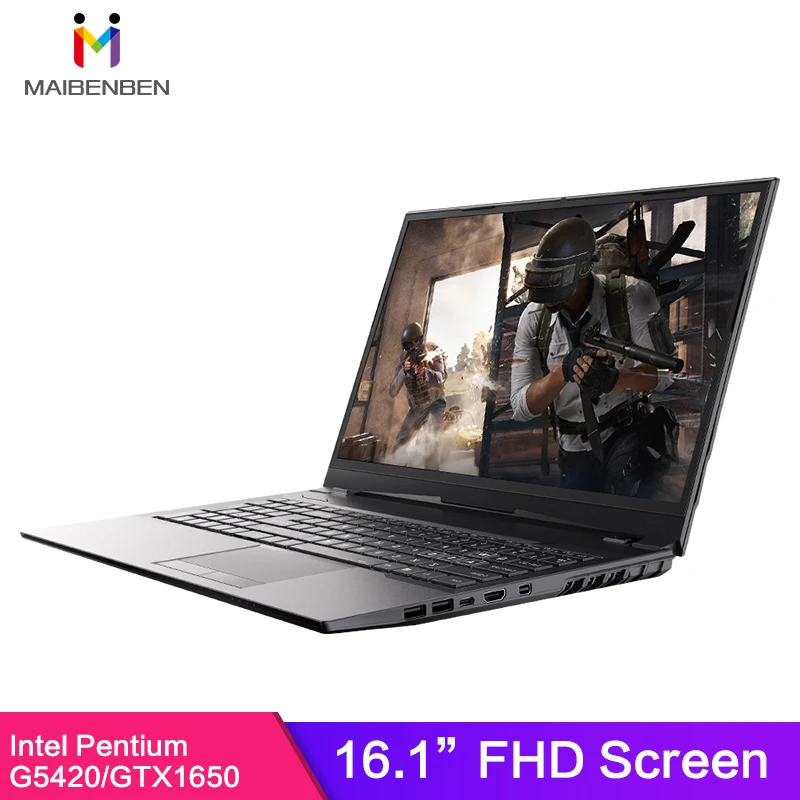 MaiBenBen HeiMai 7 ноутбук для игр Intel G5420+ GTX1650 4G graphics/8G-16G ram/256G-512G SSD+ 1 ТБ HHD/16," 60Hz 72% NTSC ADS