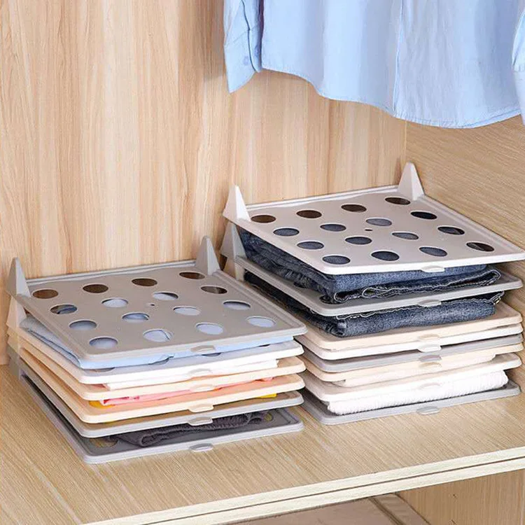 

Clothing Organization System 4/10/12/15PCS Fast Clothes Fold Board Shirt Wardrobe Organizer Home Closet Organizer