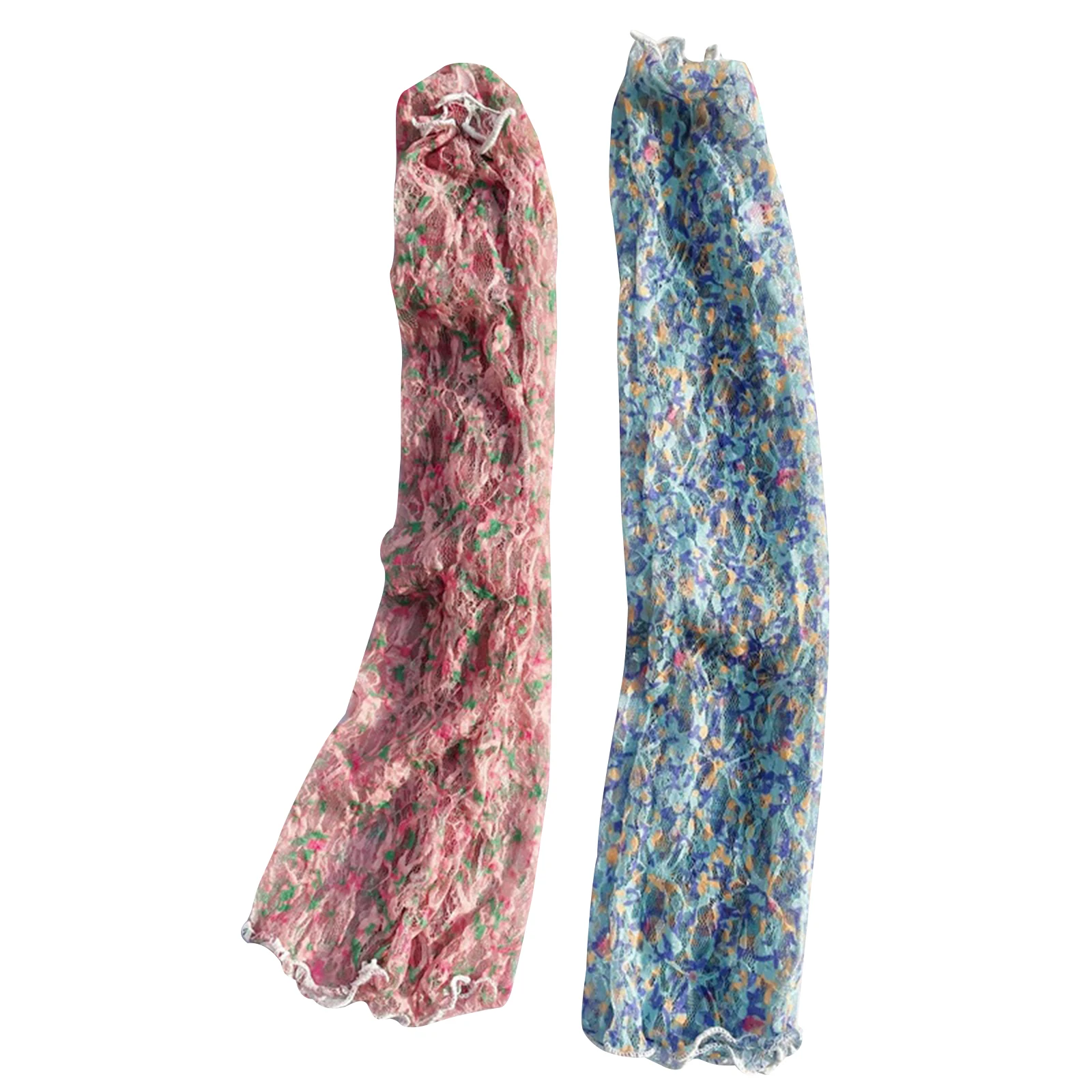 

New Sale Female Oversleeve Women’ s Flower Print Lace Sun-Resistant Sleevelet Protective Sleeves for Cycling Fishing