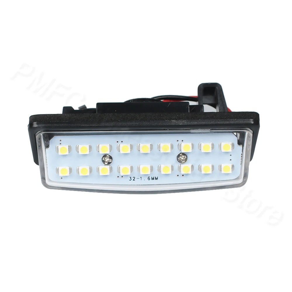 Лампа для номерного знака PMFC 1LED 1 пара 18 3528 SMD подходит Nissan TEANA J31 J32 Maxima Cefiro Altima Rogue