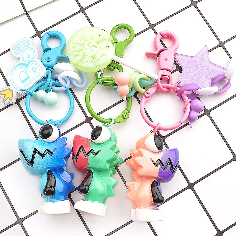 2019 модный красивый брелок для ключей динозавры мужской/детский с фигурками из