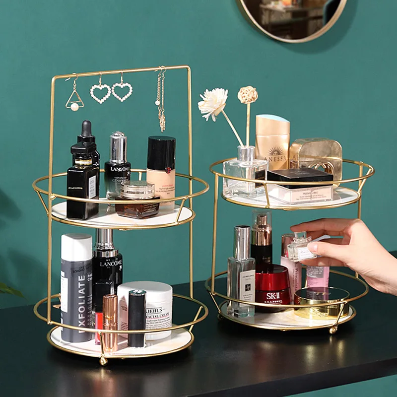 

Creative cosmetics storage box, desktop household clutter sorting, jewelry rack