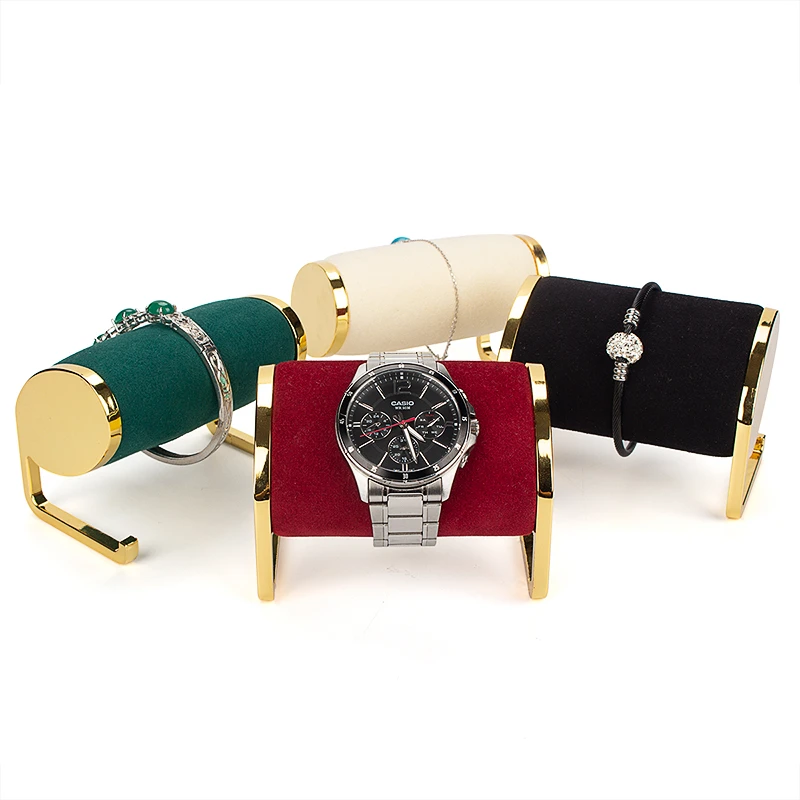 Top Sale Black Bracelets Display Jewelry Stands 4 Color Available For Female Watches Pendent Storage Packaging Gift Showing Rack