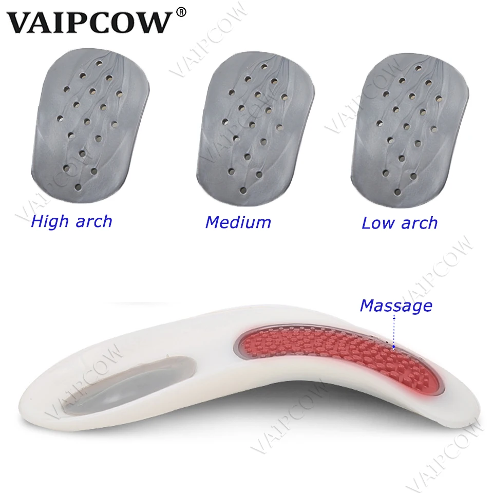 Flatfoot Orthotics Cubitus Varus Orthopedic Insoles for Falt Feet Pads Arch Support Orthopedic Cushion Massage insert Orthotic