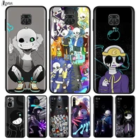 silicone cover undertale sans anime for xiaomi redmi note 10 10s 9 9c 9s pro max 9t 8t 8 7 6 5 pro 5a 4x 4 phone case
