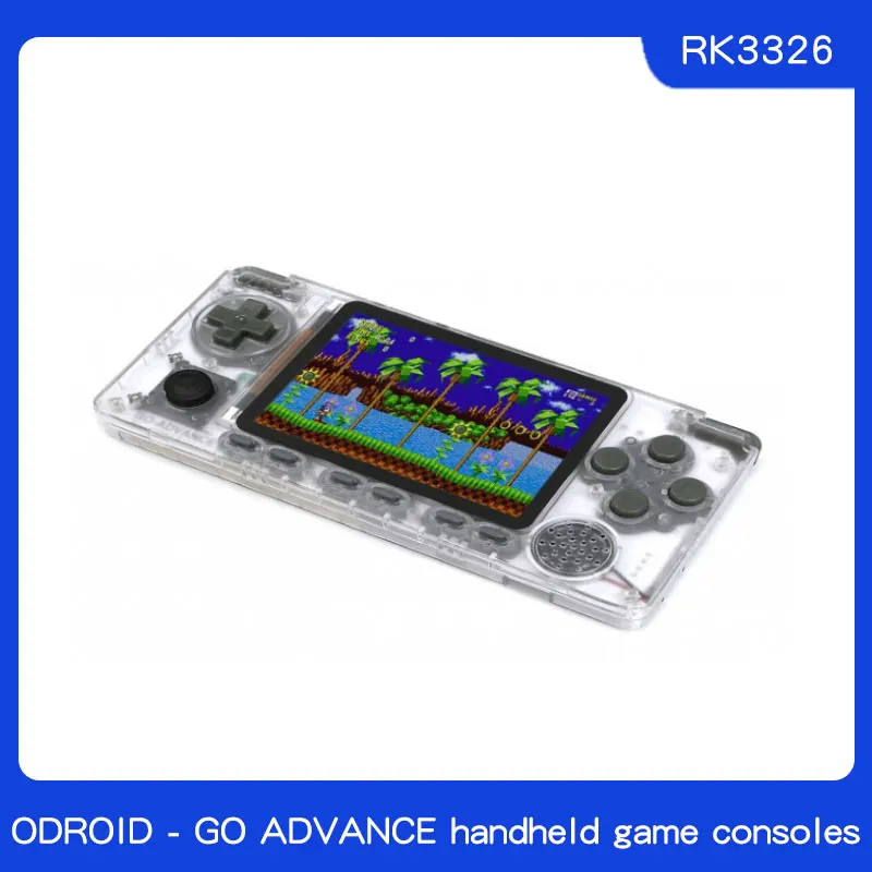 ODROID GO ADVANCE PSP DIY наборы RK3326 четырехъядерный A35 имитирует PSP|Демонстрационные