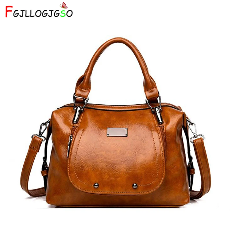 Женская сумка в стиле ретро дизайнерская женская Высококачественная из кожи с