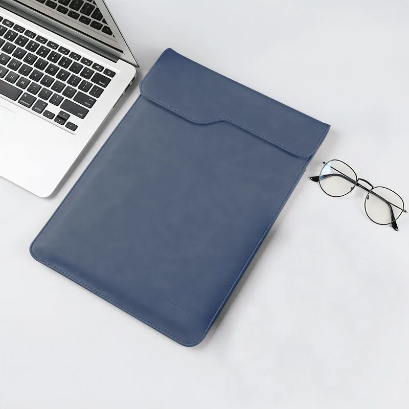 New dark blue Для мужчин чехол для ноутбука Macbook air 13 Чехол сумка для ноутбука macbook pro 13 15 ноутбук чехол 14 дюймов для Тетрадь ноутбук ТАС wo Для мужчин - Цвет: New dark blue