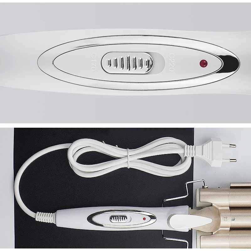 

Professional Hair Tools Curling Iron Ceramic Triple Barrel Hair Styler Hair Waver Styling Tools Hair Curlers Electric Curling