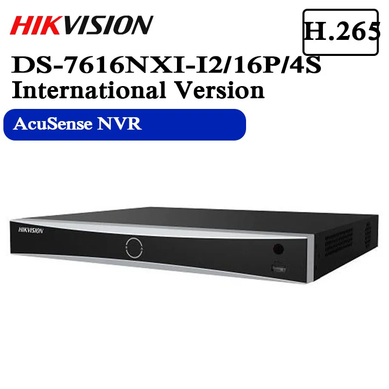 Бесплатная доставка DS 7616NXI I2/16 P/S 16CH 16POE AcuSense NVR в наличии|Видеорегистратор для