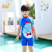 361 childrens swimsuits boys cartoon conjoined kids short sleeve beach swimwear sun protection boys baby cute swimsuits