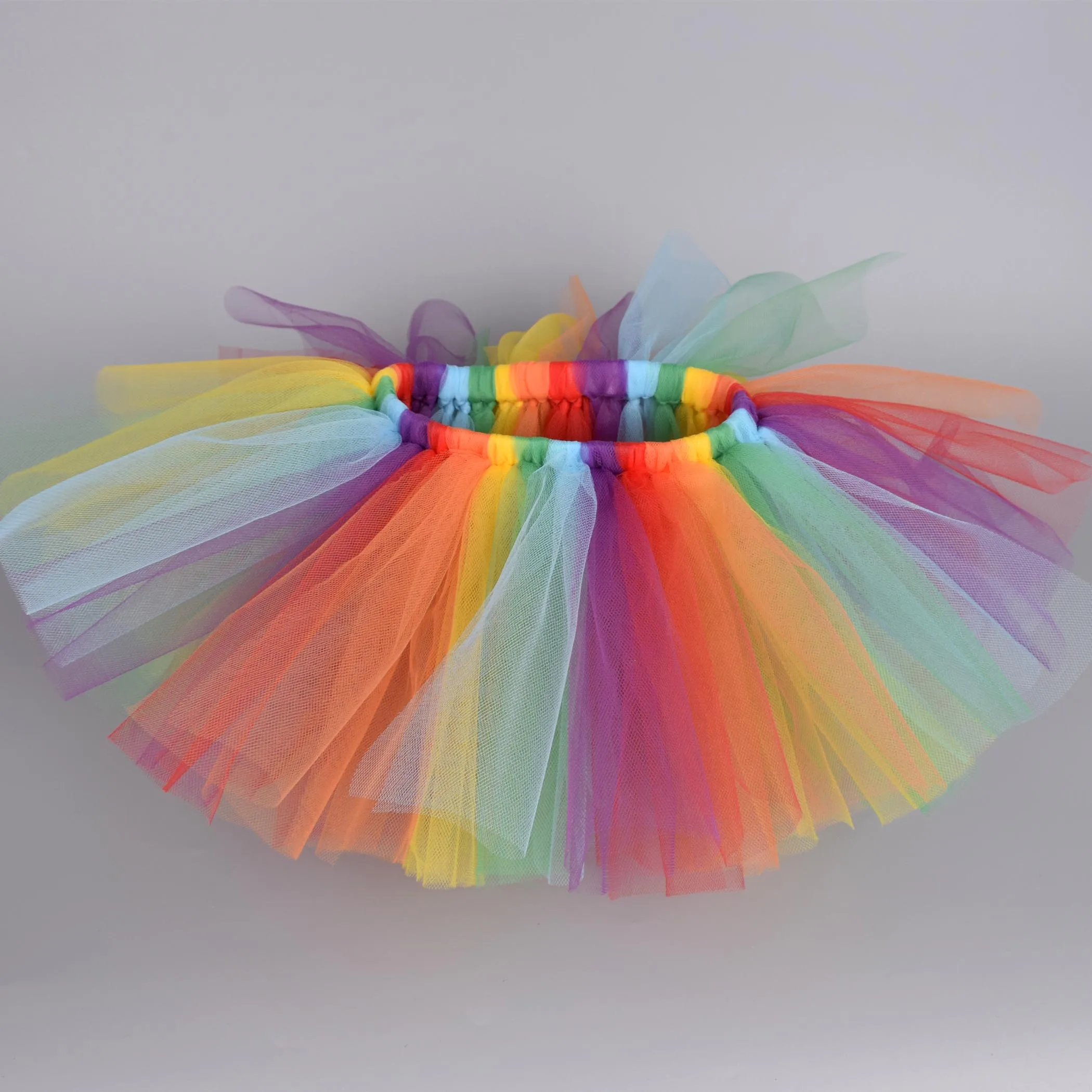 Радужная искусственная детская одежда для дня рождения костюм крещения