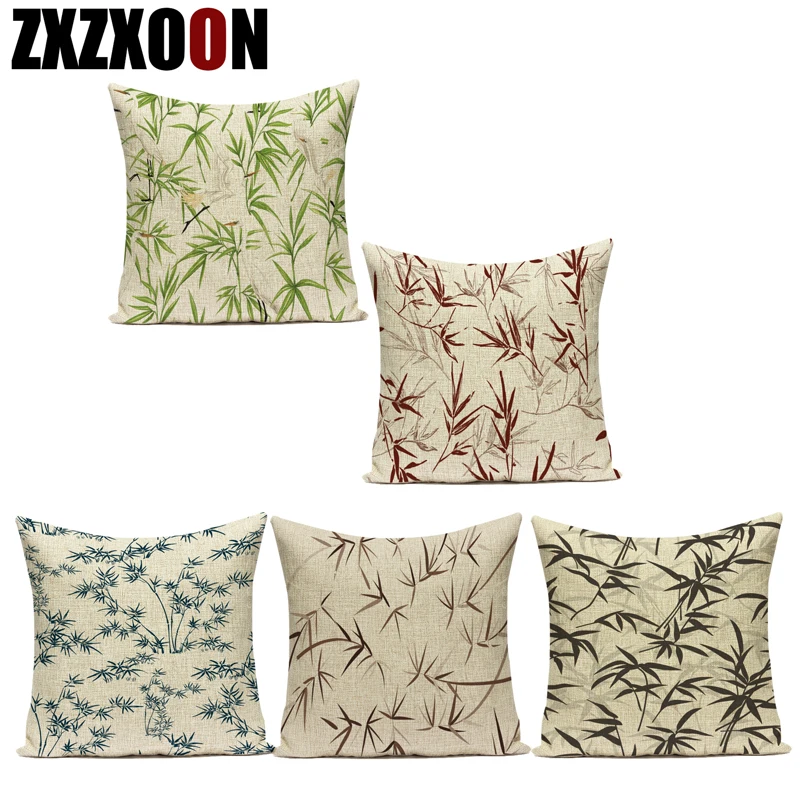 

Декоративный чехол для диванных подушек, чехол из полиэстера с листьями для подушки, чехол для дивана, украшение для дома, гостиной, чехол дл...