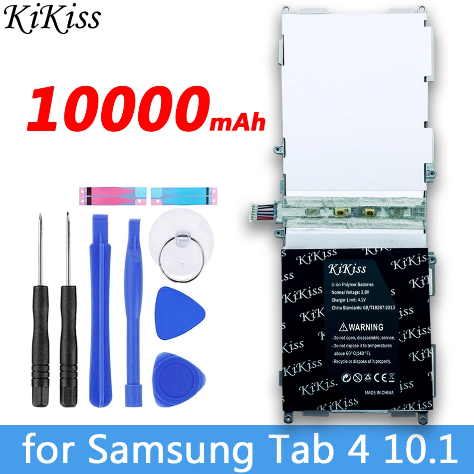 Оригинальный KiKiss для планшета Samsung батарея Galaxy Tab4 Tab 4 SM T530 T533 T535 T531 T537 EB BT530FBU BT530FBC