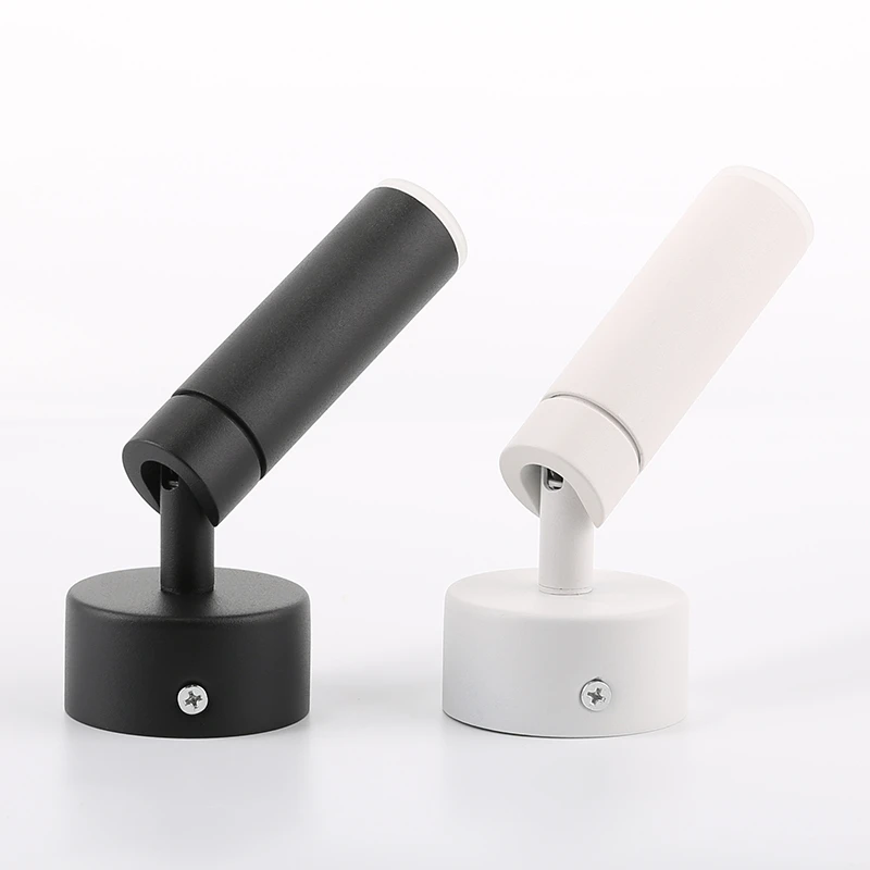 6w led wall lamp bedroom study bedside lamp surface mounted rotatable wine cabinet kitchen spot lighting with switch ac85 265v free global shipping