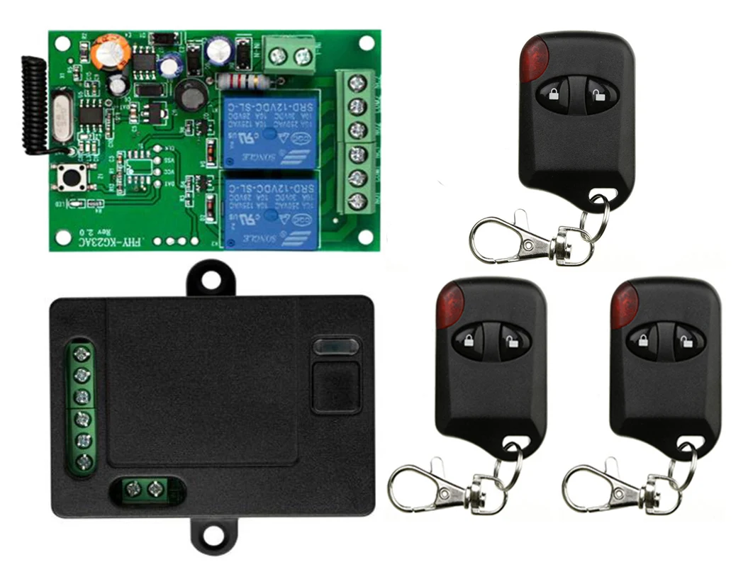Переменный ток 110 В 220 2CH Радиоуправление ler беспроводной 10A Реле дистанционного