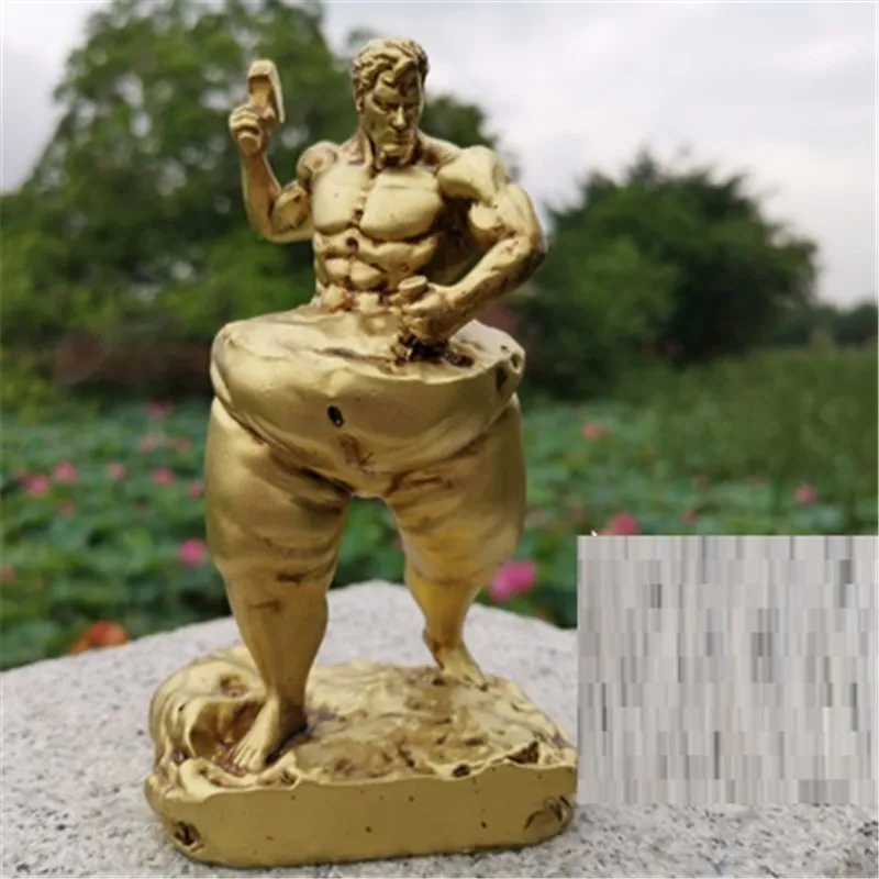 Abstract Self FitnessCarve Sculpture Decoration Bodybuilding Figures Muscle Men Resin Statue Fitness Room Craftwork Decor | Дом и сад