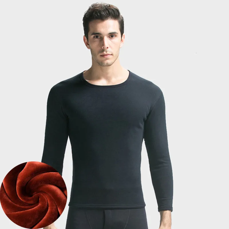 Бархатный плотный теплый комплект термобелья длинные кальсоны для мужчин и