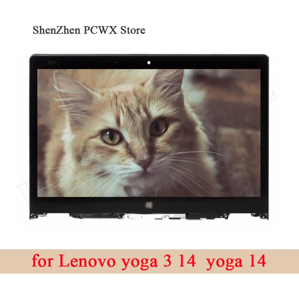 14 0 сенсорный экран в сборе для Lenovo YOGA 3 NV140FHM A10 FHD 1920*1080 IPS матричный ноутбук ЖК