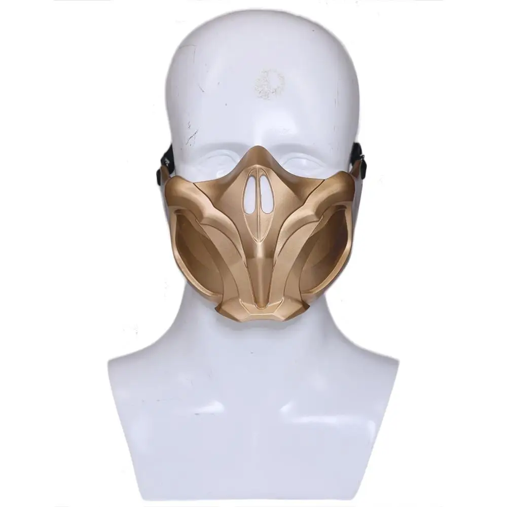 Маска для косплея XCOSER Mortal Kombat 11 маска скорпиона костюм полулица реквизит игры на