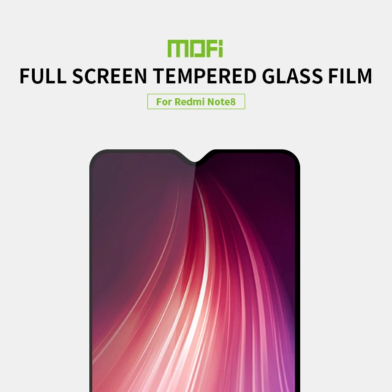 Mofi для Xiaomi Redmi Note 8 Pro Защита экрана для Xiaomi Redmi Note 8 Закаленное стекло пленка 3D изогнутый 9H Note8 Pro