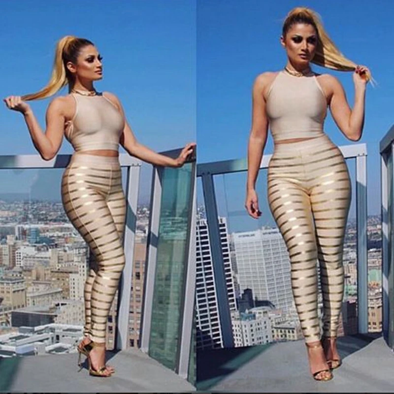 Женское облегающее платье из 2 частей с принтом фольги|dress bandage|sexy bodycon dressbodycon dress |