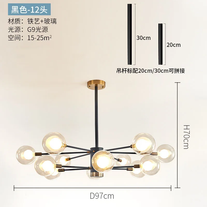 

modern led glass ball luminaria pendente chandelier hanging lamp kitchen fixtures pendant lamp bedroom dining room