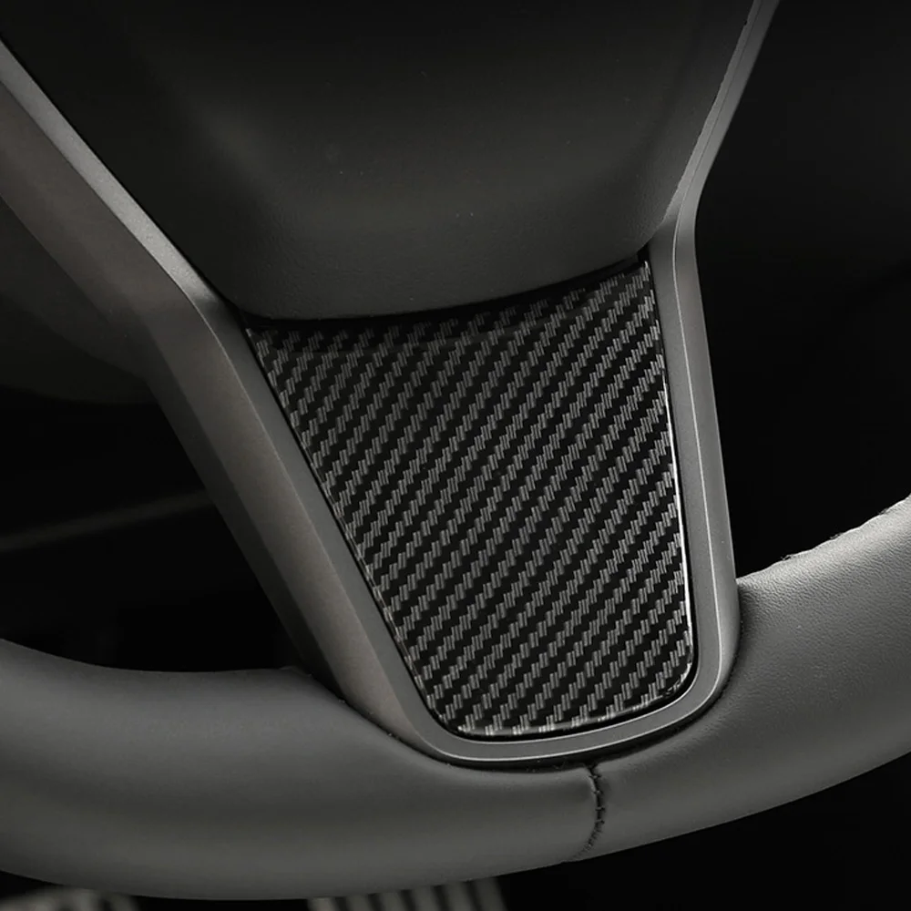 Автомобильная наклейка на руль для Tesla Model 3 серии 2017 2019 декоративная Обложка