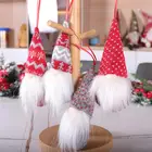 Рождественские безликие куклы-гномы, плюшевые куклы, Рождественское украшение для дома, подвесные Подвески на рождественскую елку, новогодние подарки для детей