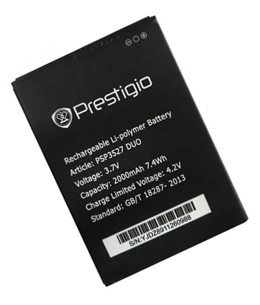 2000mAh 3 7 V Аккумулятор для Prestigio PSP3527 DUO мобильный телефон аккумулятор запасные