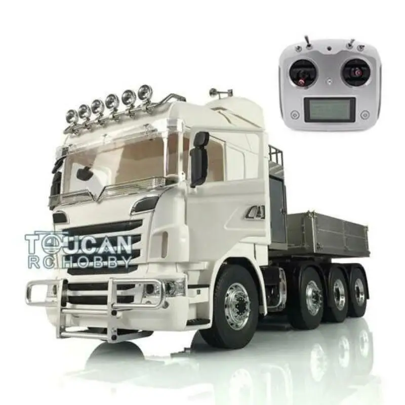 

1/14 LESU Metal 6*6 Chassis Radio Bumper Hopper for Hercules Scania RC Tractor Truck THZH1017-SMT4