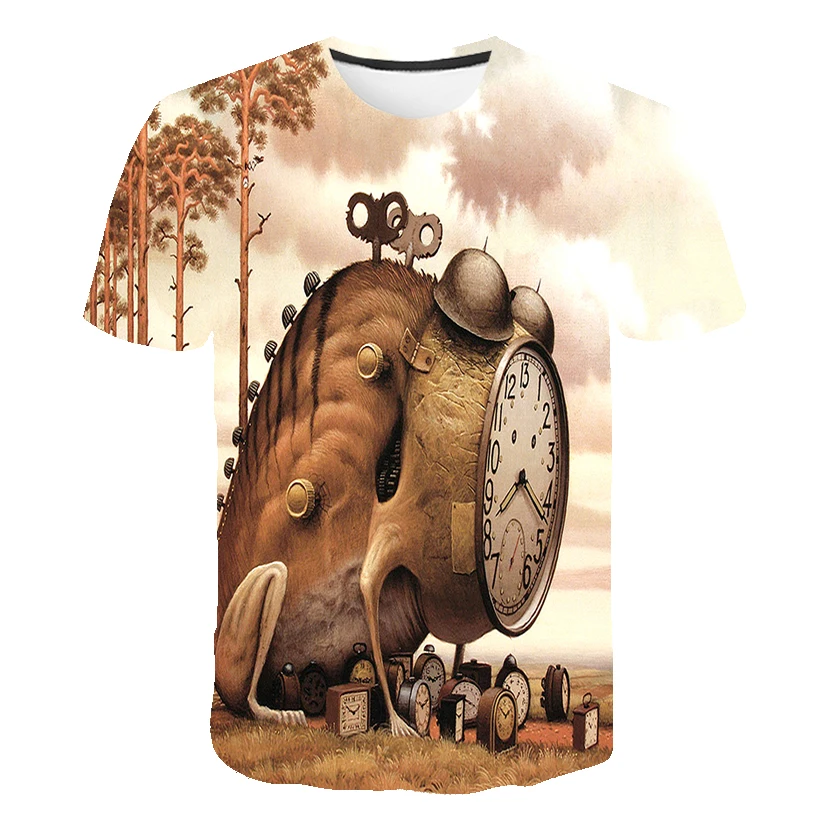 Футболка с круглым вырезом и рисунком черепашек-ниндзя Высококачественная