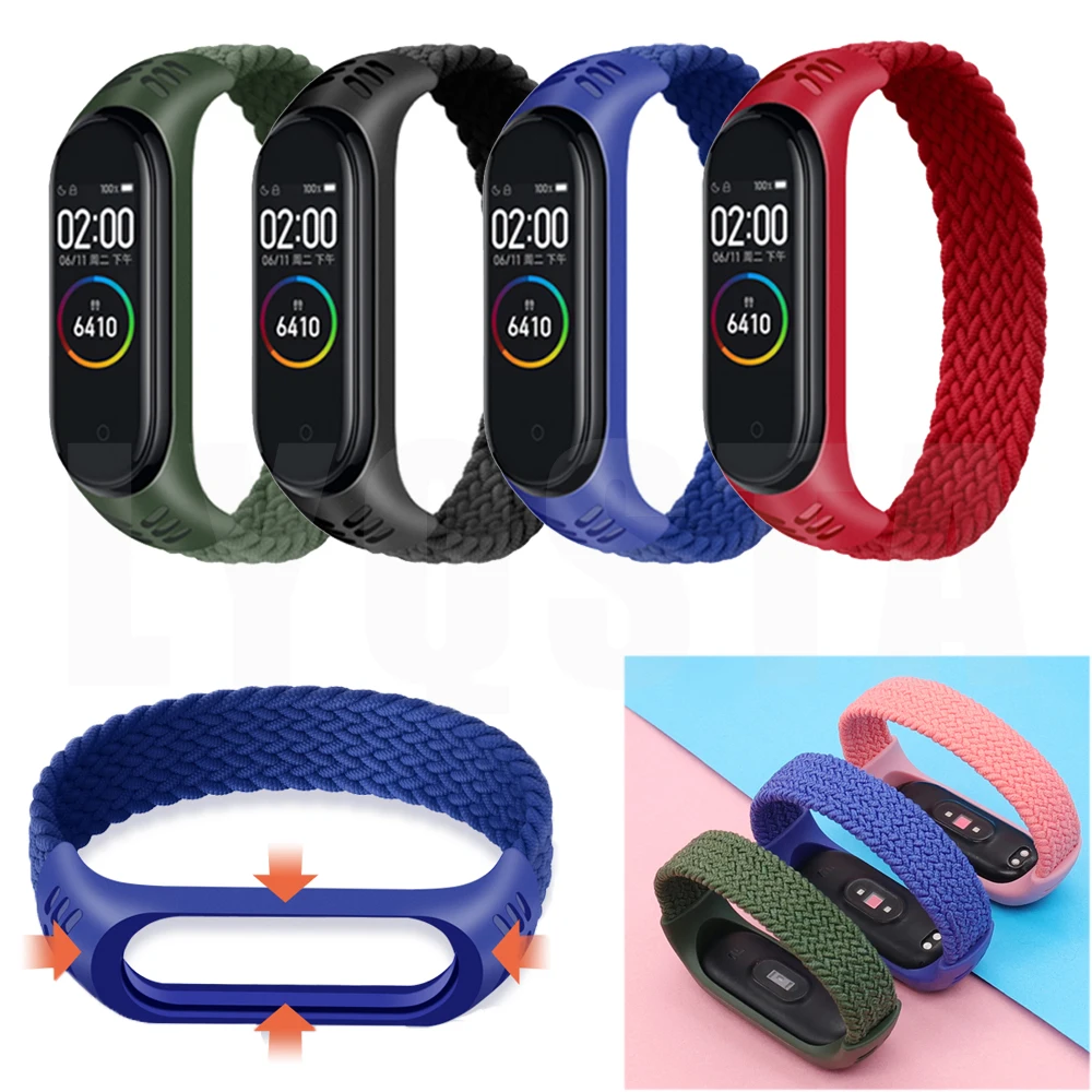 

Ремешок силиконовый для Xiaomi Mi Band 5 4 3, сменный спортивный браслет для Mi Band 3 4 Band 5
