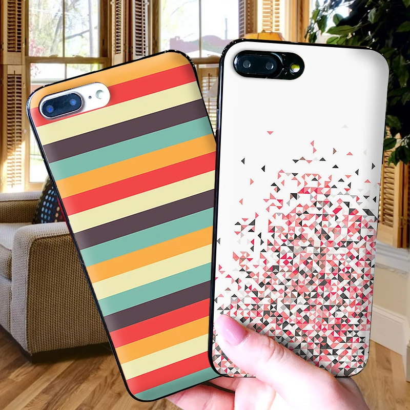 Абстрактная живопись линии треугольник для samsung A3 A4 A5 A6 M40 A10 A20 A30 A40 A50 A60 A70 A7 8 9 6Plus