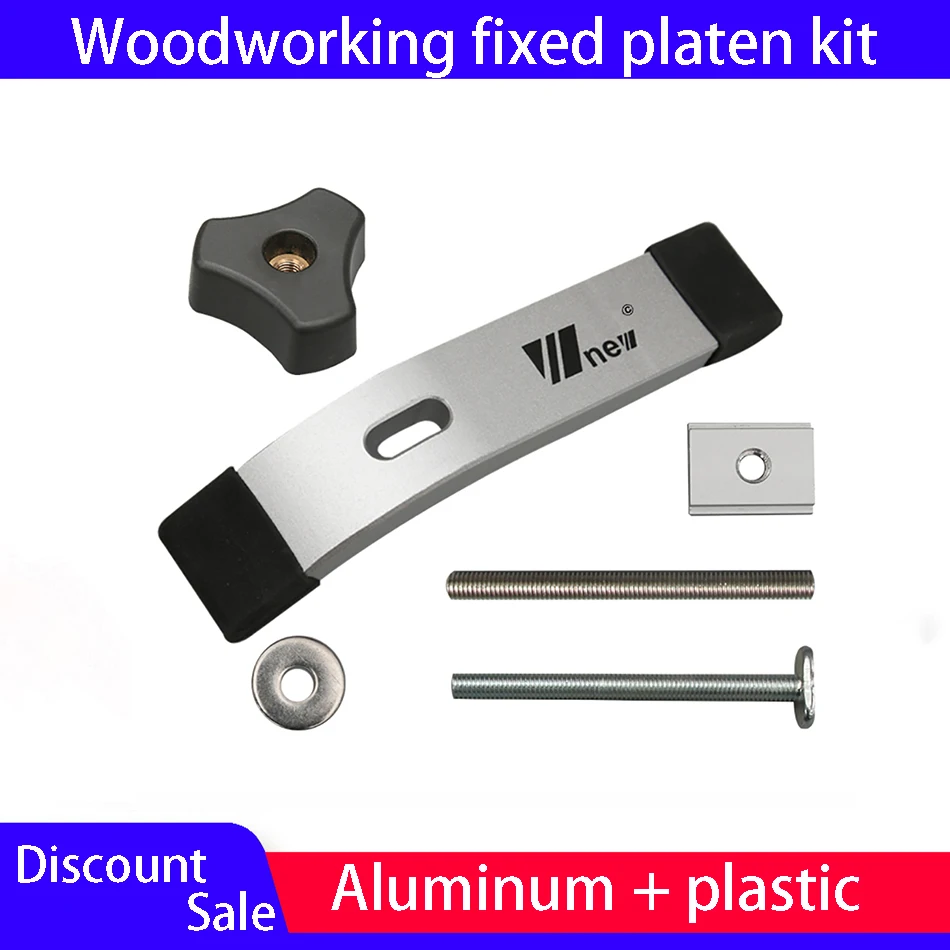 

T-Track Hold Down Clamp Upgraded Woodworking universal Fixed clamp Jig M8 T-Slots Clamping Blocks Platen Woodworking DIY Tools